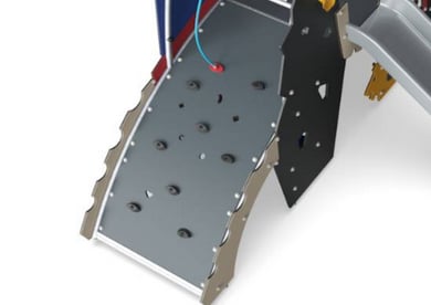 MSC_Ekogrip curved climbing wall