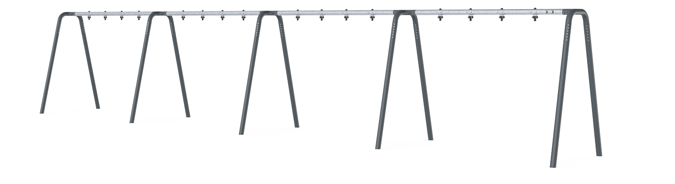 Tor-Schaukel Rahmen für 8 Sitze, Höhe: 2,5 m