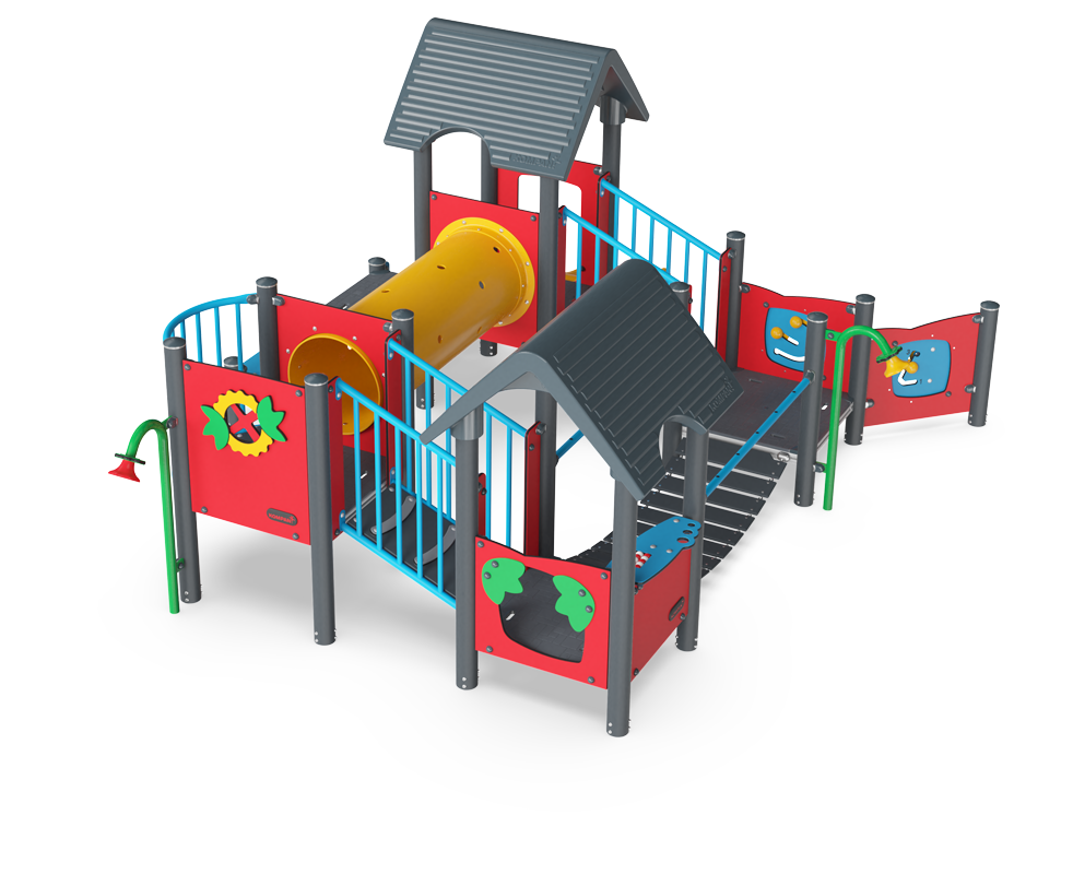 Four Towers with Tunnel