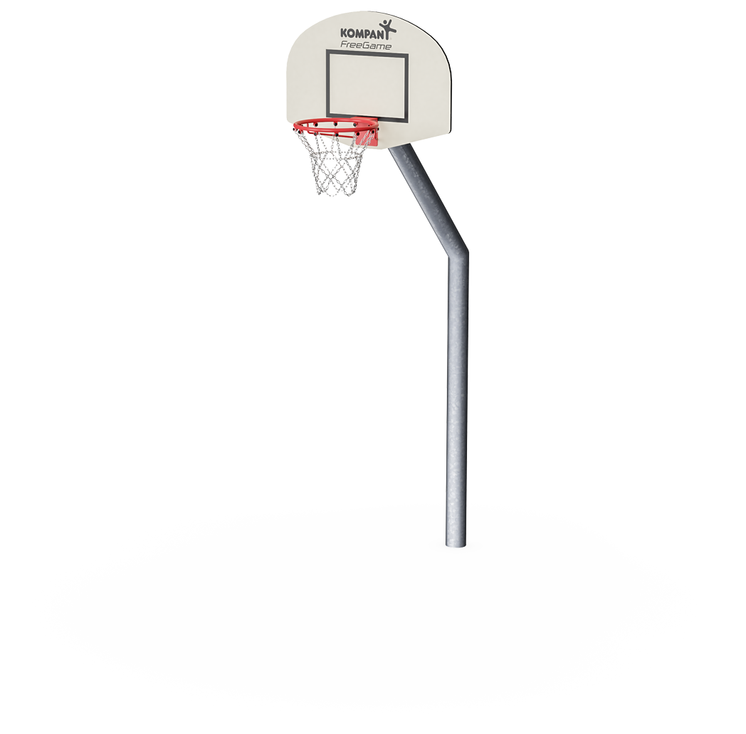 Basketballmål m/stålnet