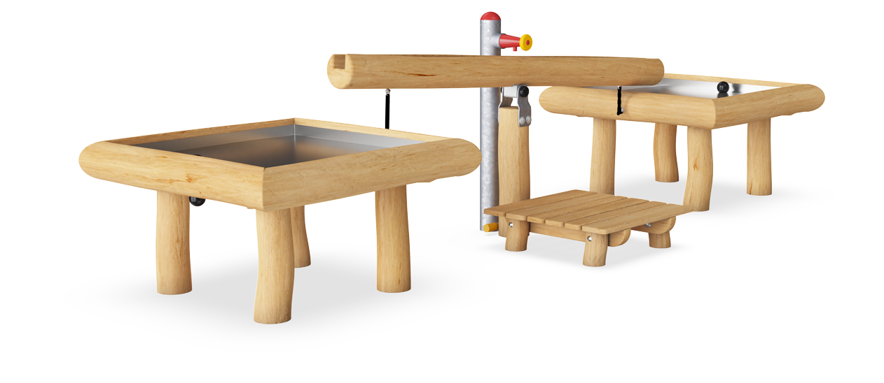 Vodní houpačka se 2 herními stoly