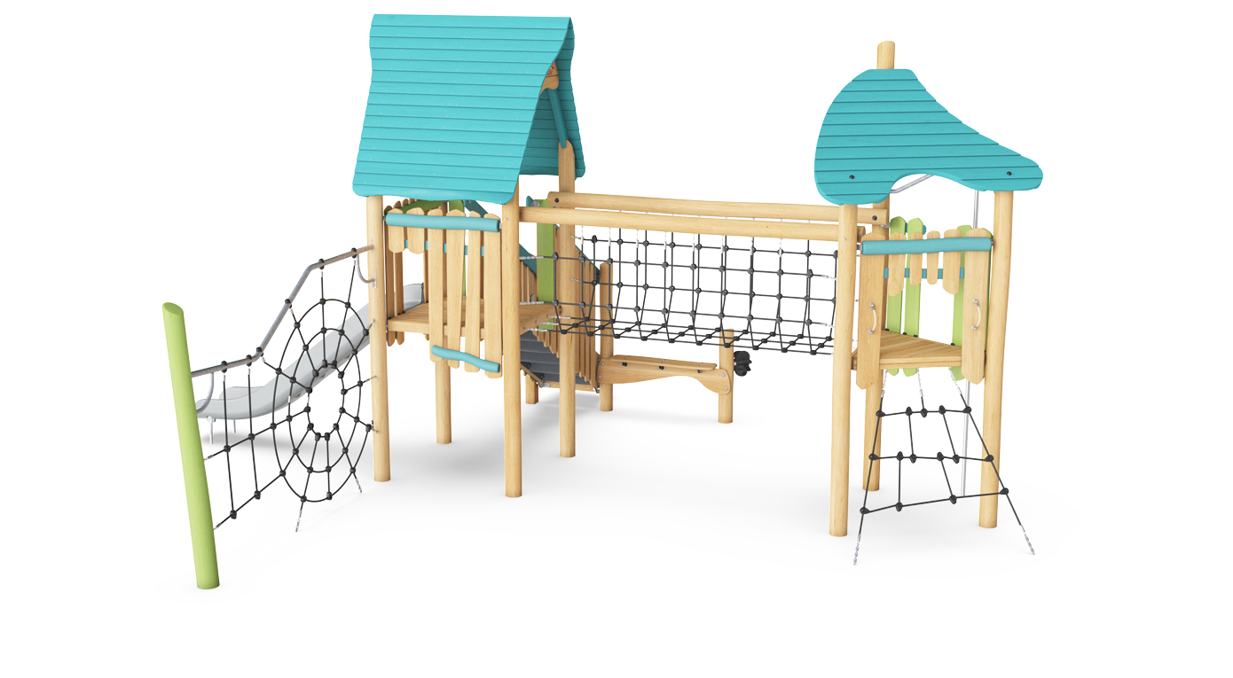 Double Tower with Spider Net ADA