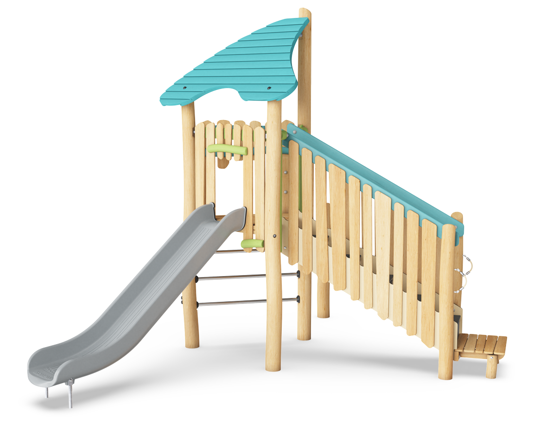 Play tower with slide