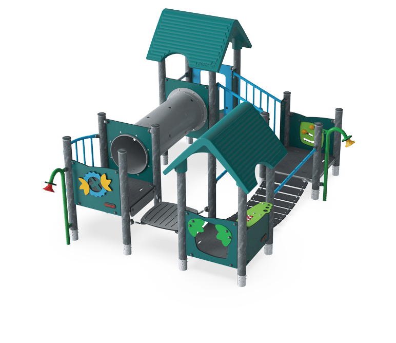 Four Towers with Tunnel