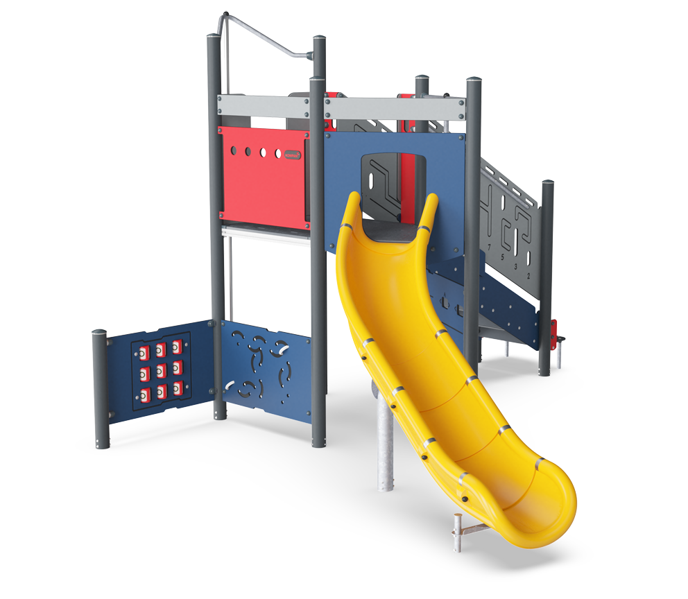 Play Tower with Curved Slide