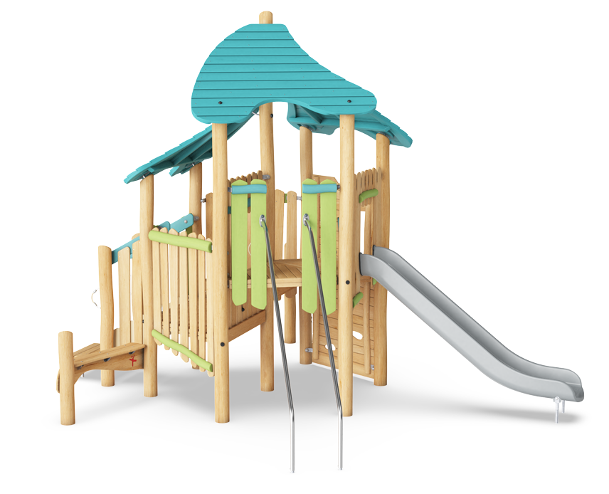 Mega Deck with Banister Bars