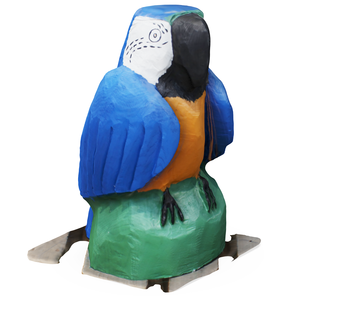Ara Parrot Sculpture