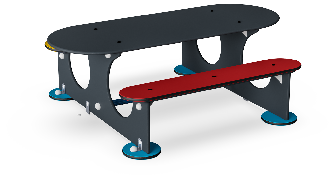 Tuintafel H:0,55m