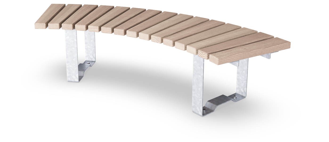 Rumba Bench Curved 60°