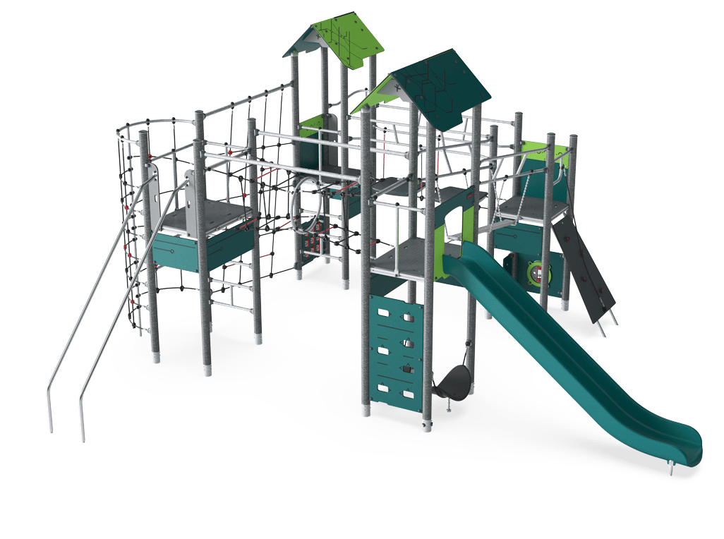 Four Tower with Roofs