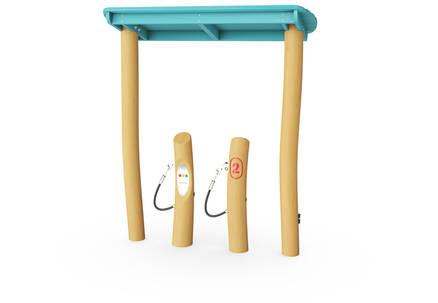 Gasolinera con 2 surtidores