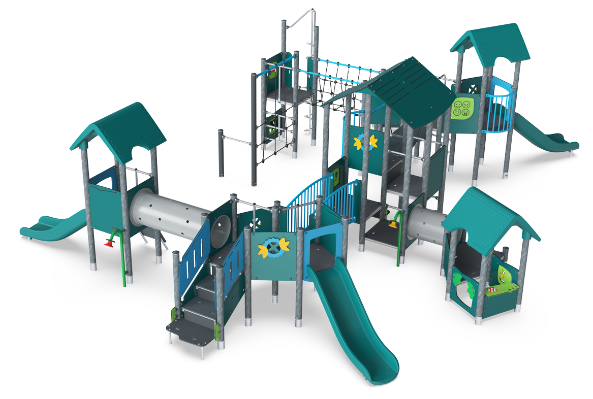 Multi Play Tower & Playhouses