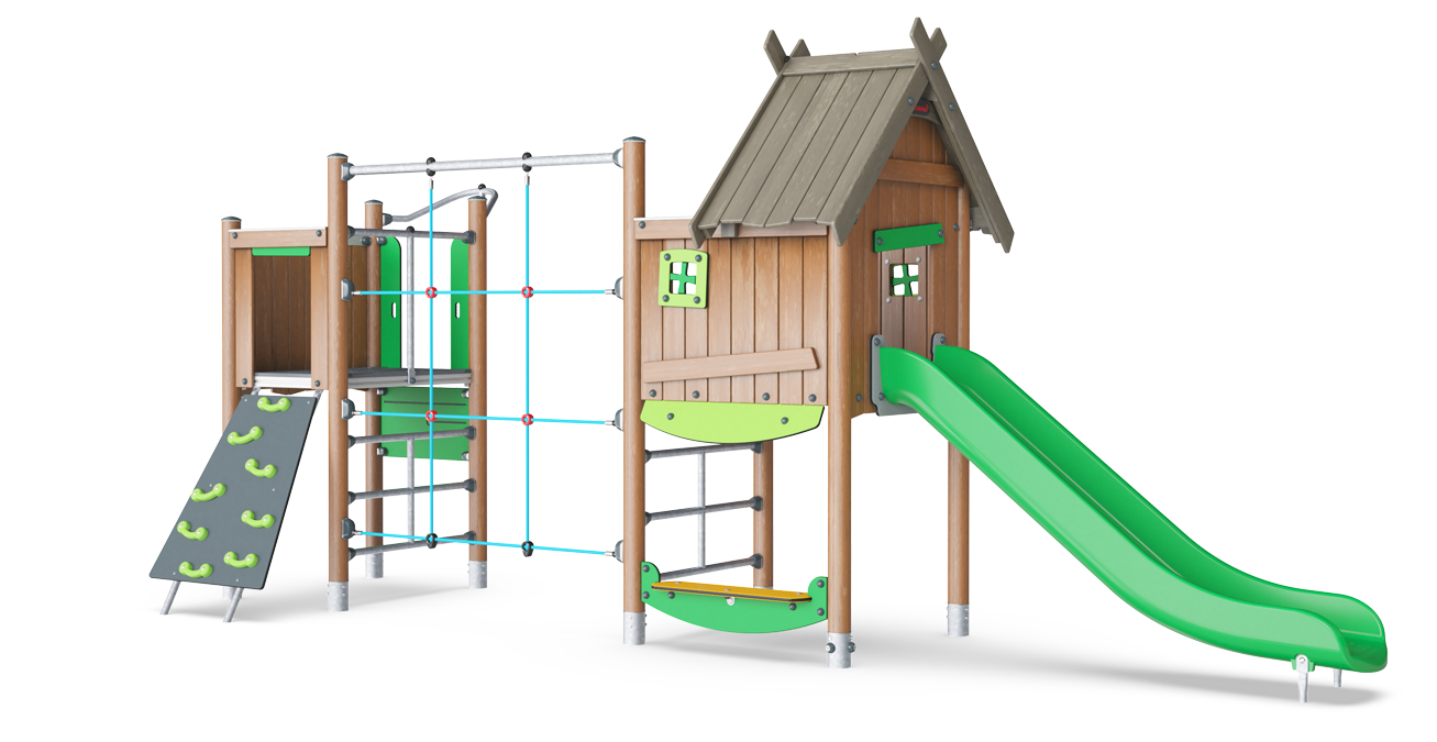 Double Tower with Slide