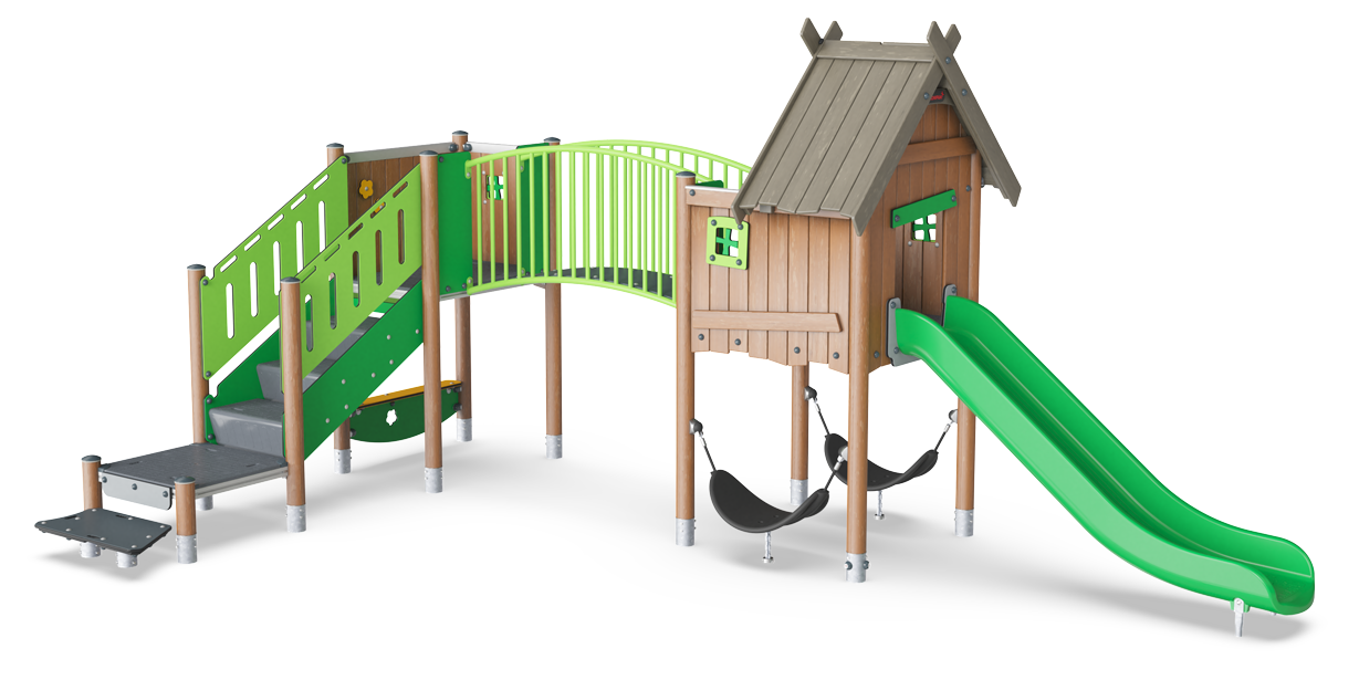 Double Tower with Slide