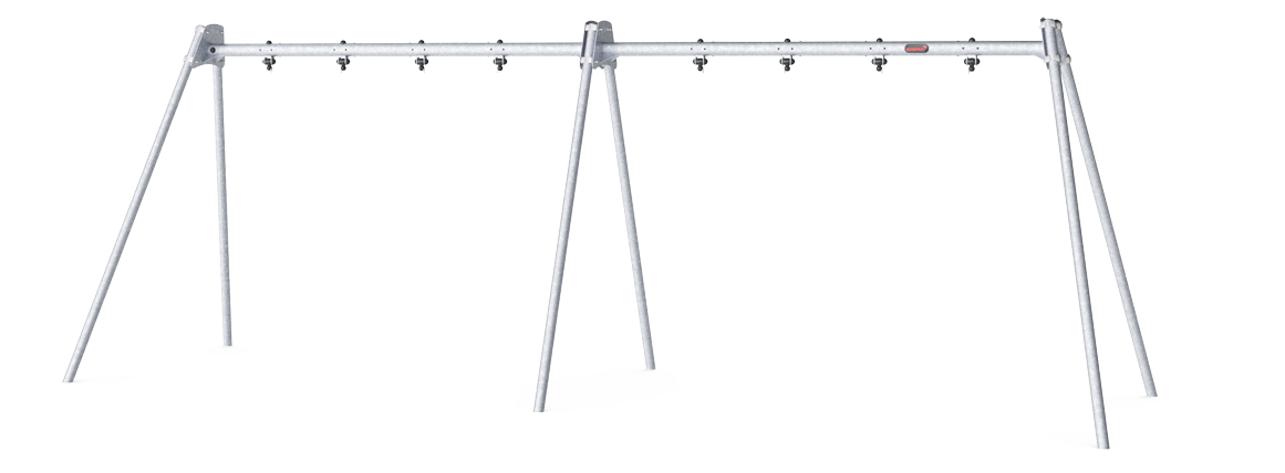 4-Seat Frame, 8ft H, Steel