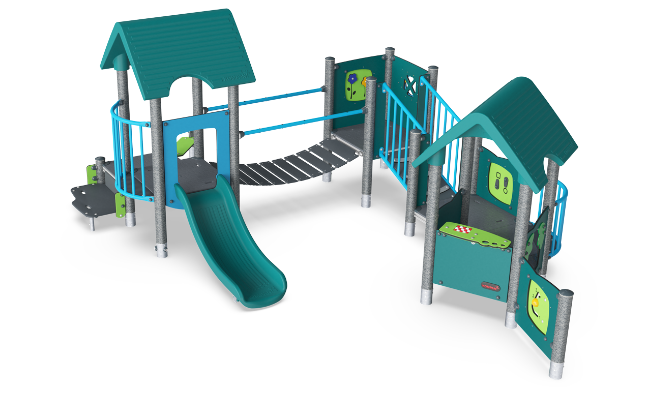 Triple Play Tower with Bridge