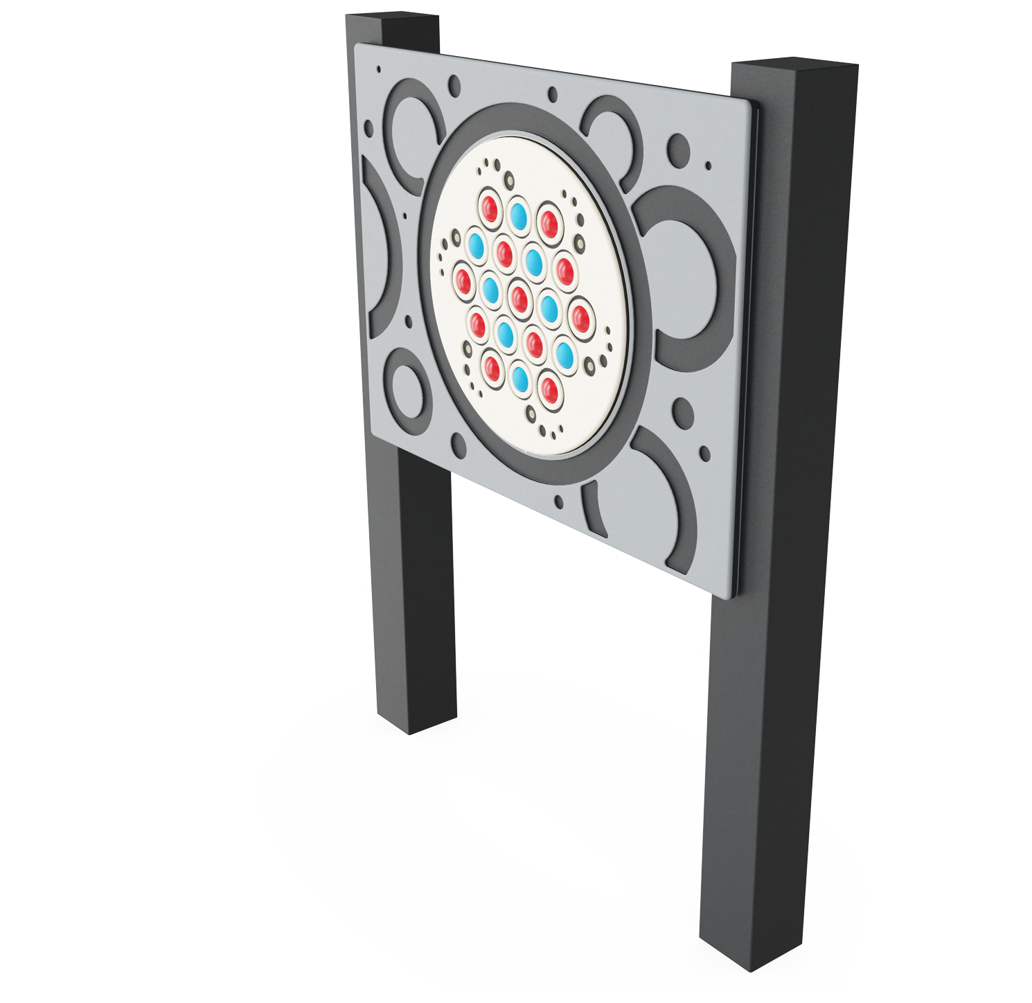 Roller Ball Play Panel, Square Posts