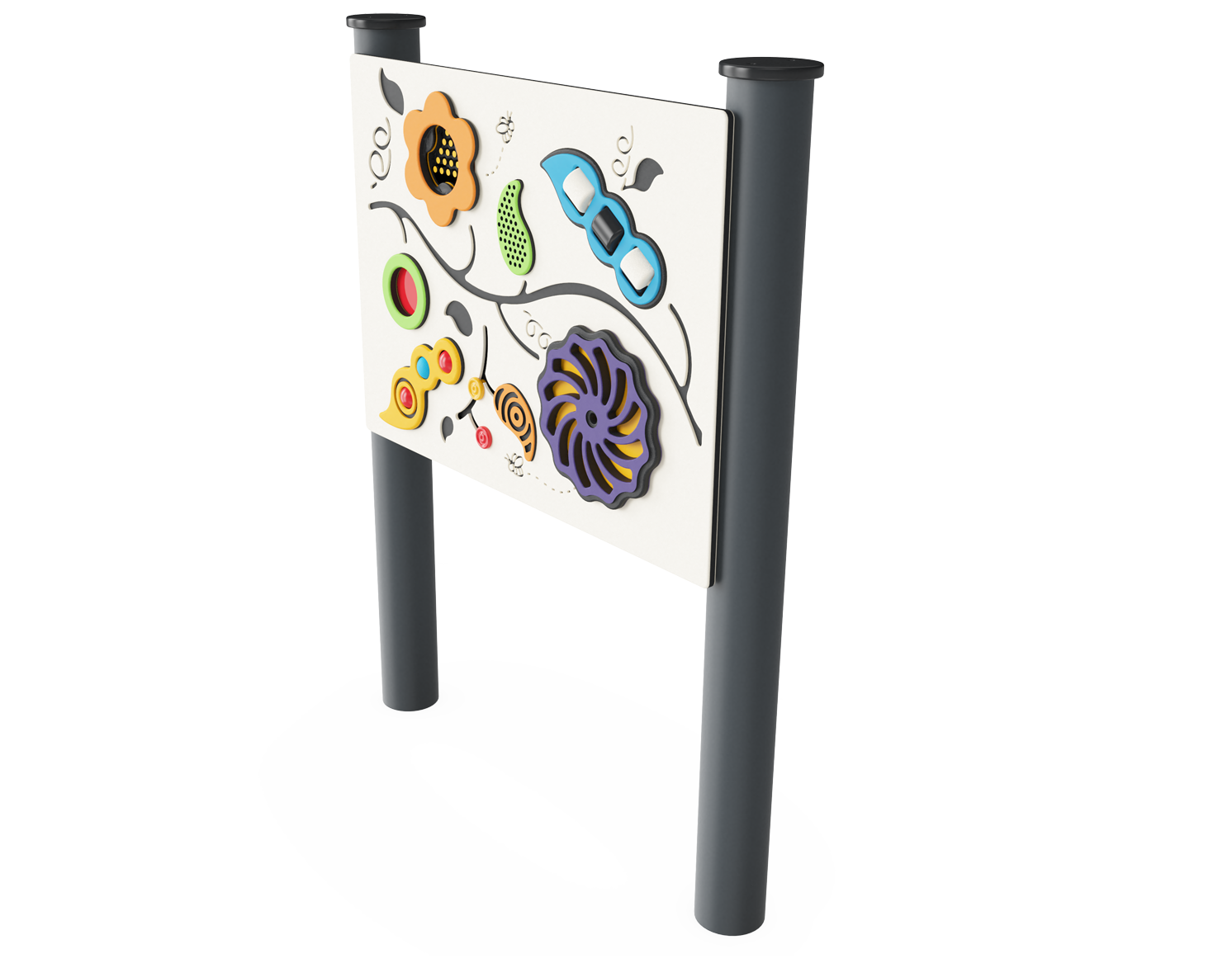 Pannello Multisensoriale, con Pali Rotondi