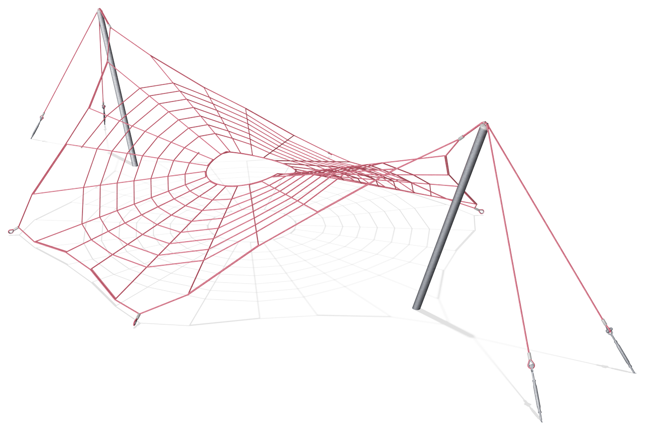 Klimnet - Spinnenweb