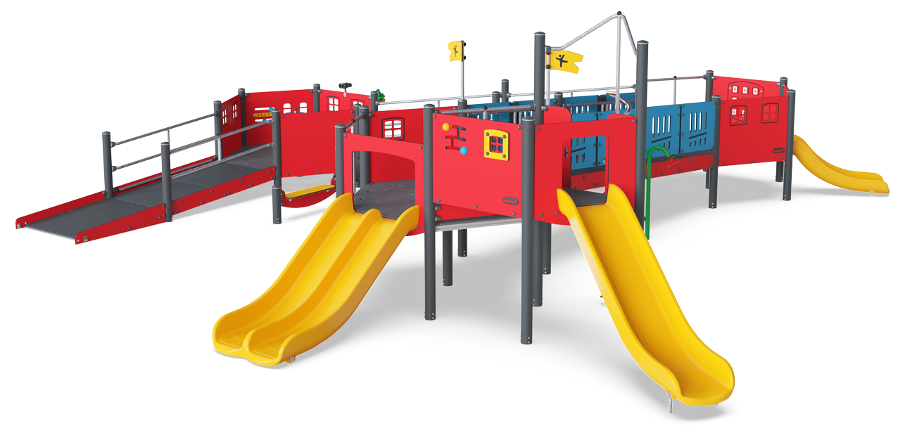 Torre Triple con Rampa