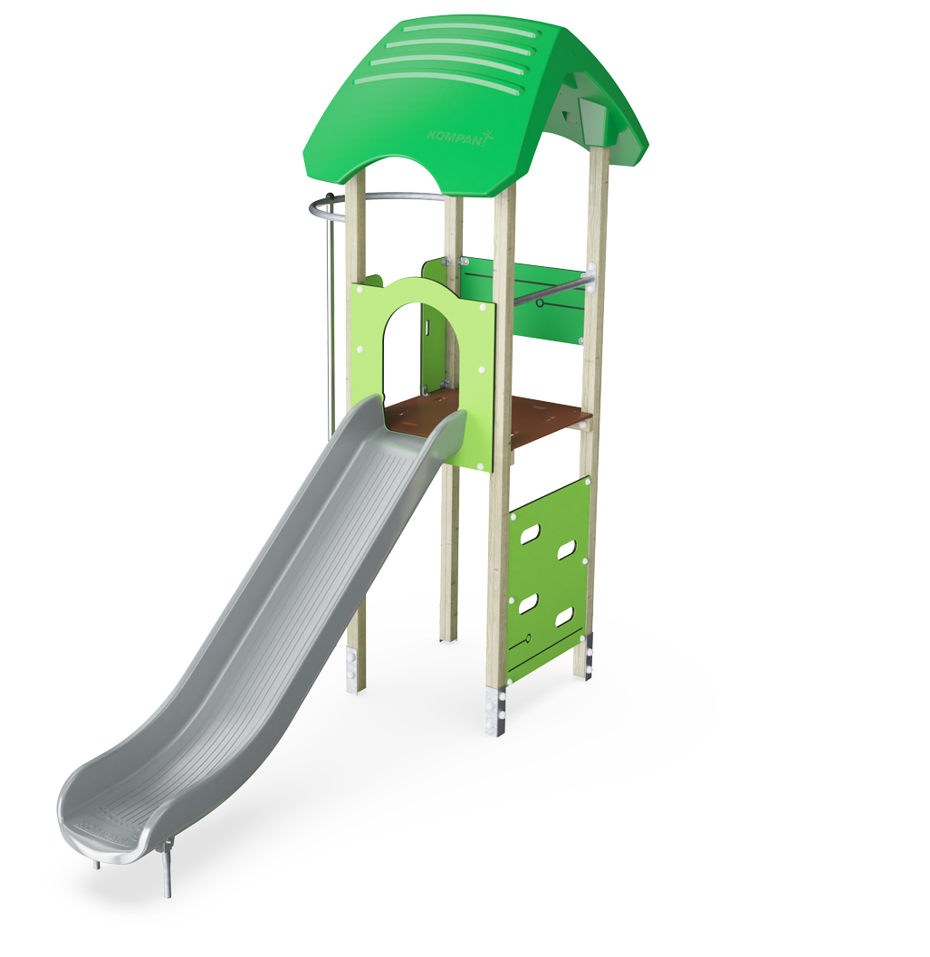 Play Tower with Climbing Wall