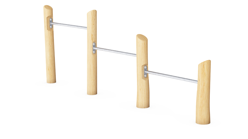 Push Up Bars Robinia