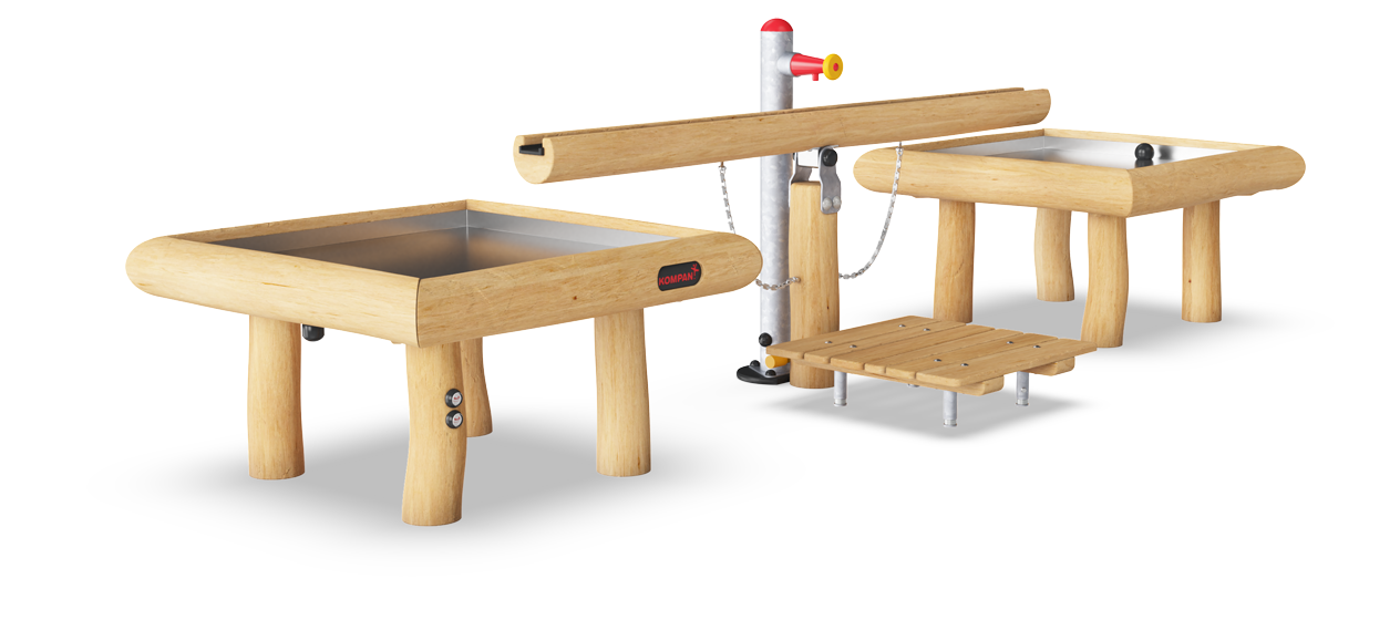 Water Seesaw with 2 Splash Tables