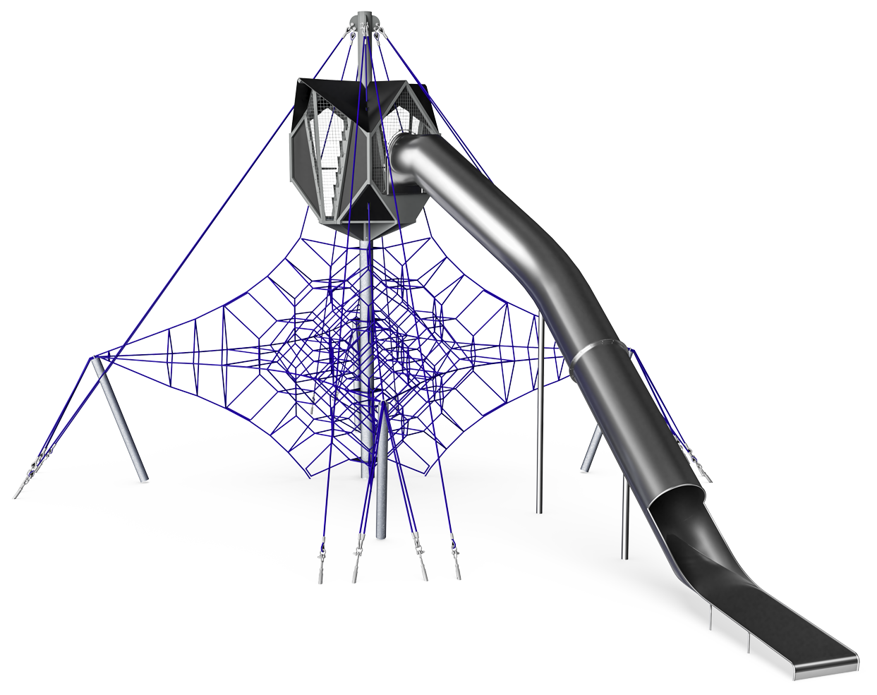 Large Octa Net with Sky Cabin