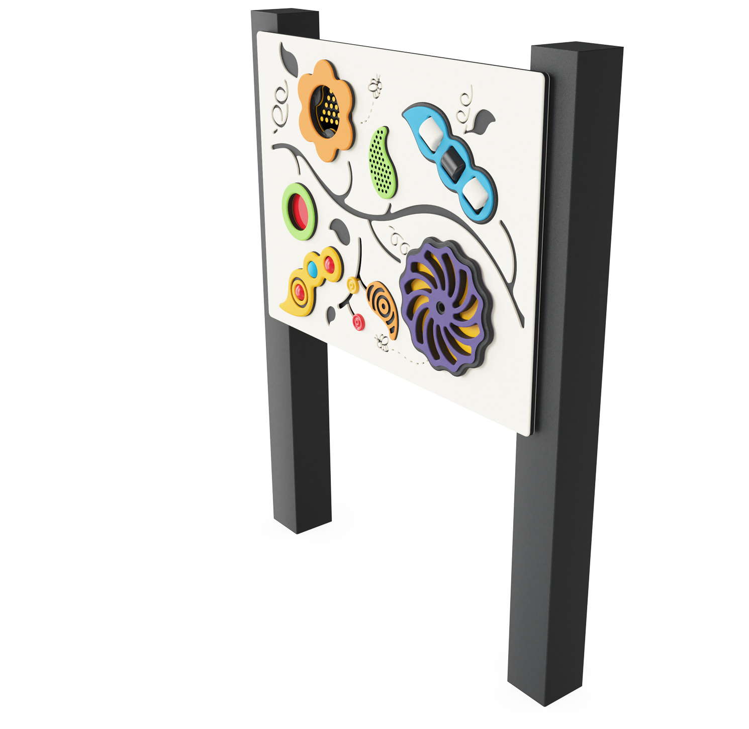 Sensory Multi Play Panel, Square Posts