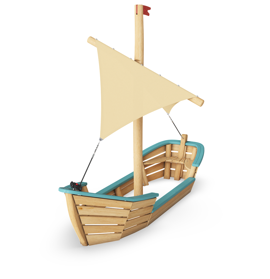 Oasis Sand Boat with Sail