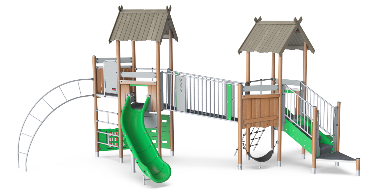 Double Tower with Bridge