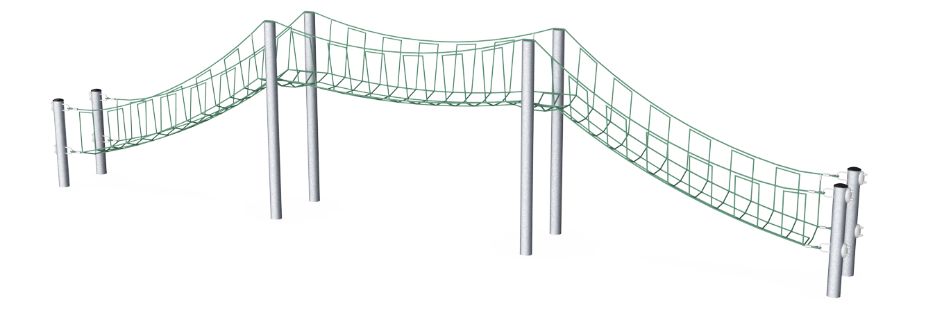 Mały Most Linowy, 12m