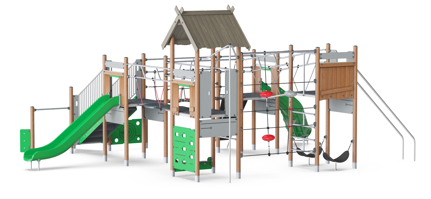 Four Tower with Bridges