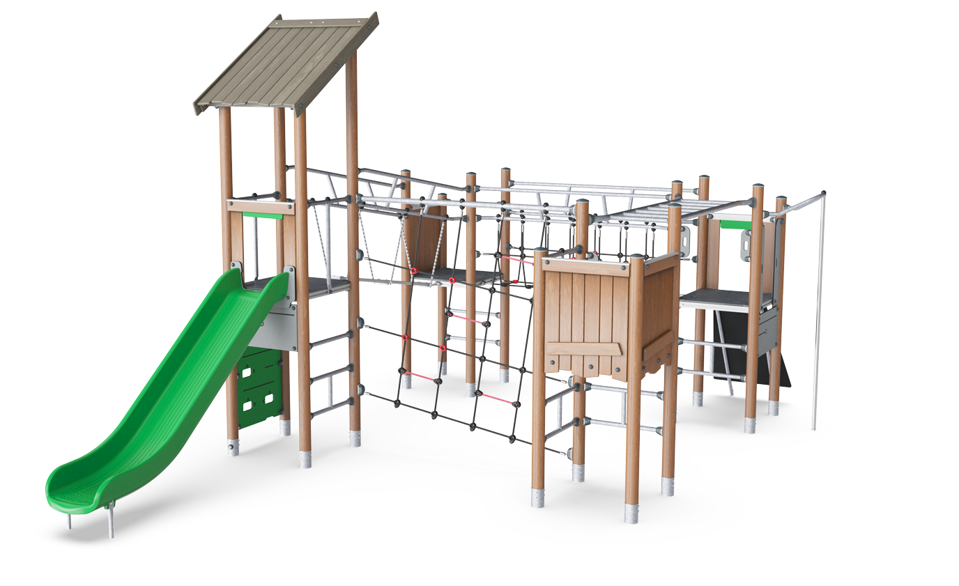 Four Tower with Bridges