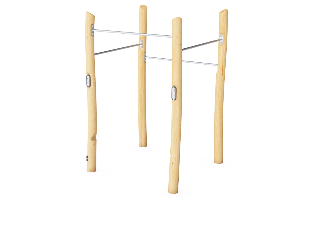 Square Pull Up Station Robinia