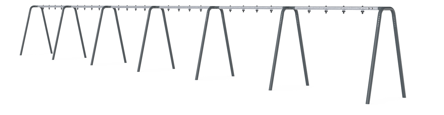 Tor-Schaukel Rahmen für 12 Sitze, Höhe: 2,5 m