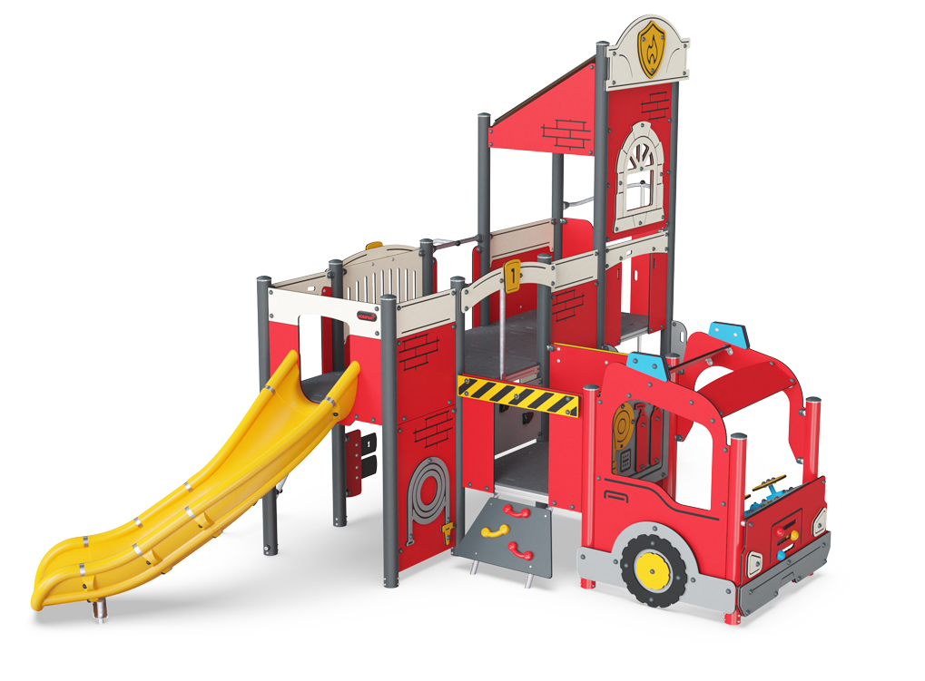 Fire Station & Firetruck