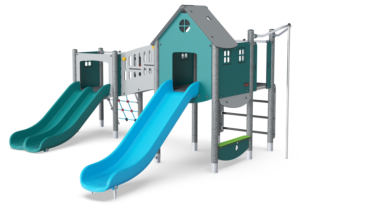 Double Tower with Slides