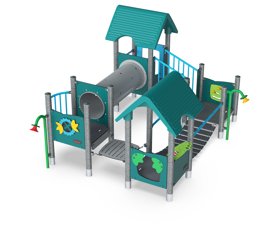 Four Towers with Tunnel