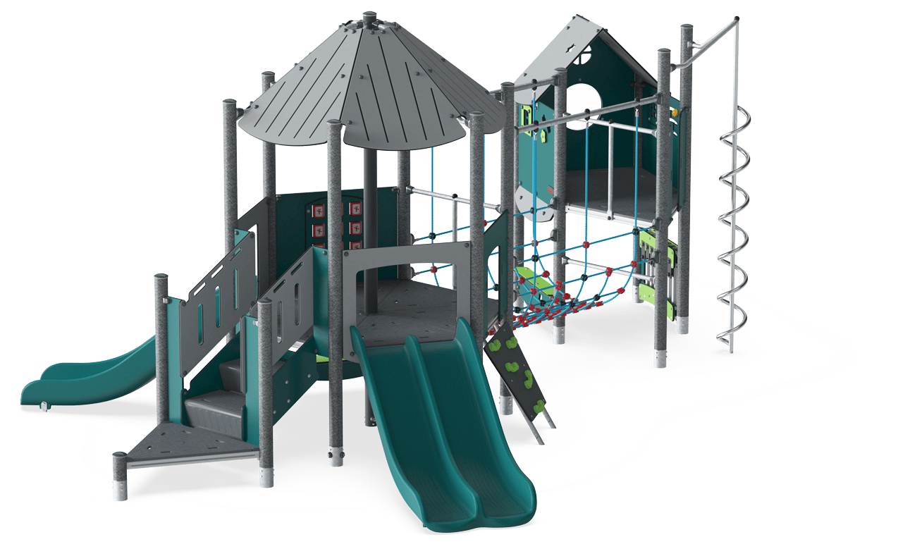 【新品未使用】Misha&Puff Pewter Playground 2y Double Mega Deck - PCM200432 - KOMPAN United States