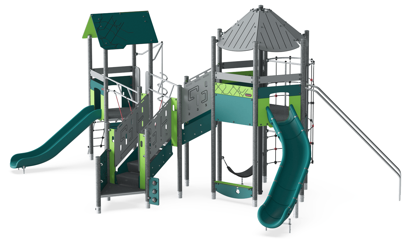 Triple Tower with Wackle - PCM310632 - KOMPAN United States