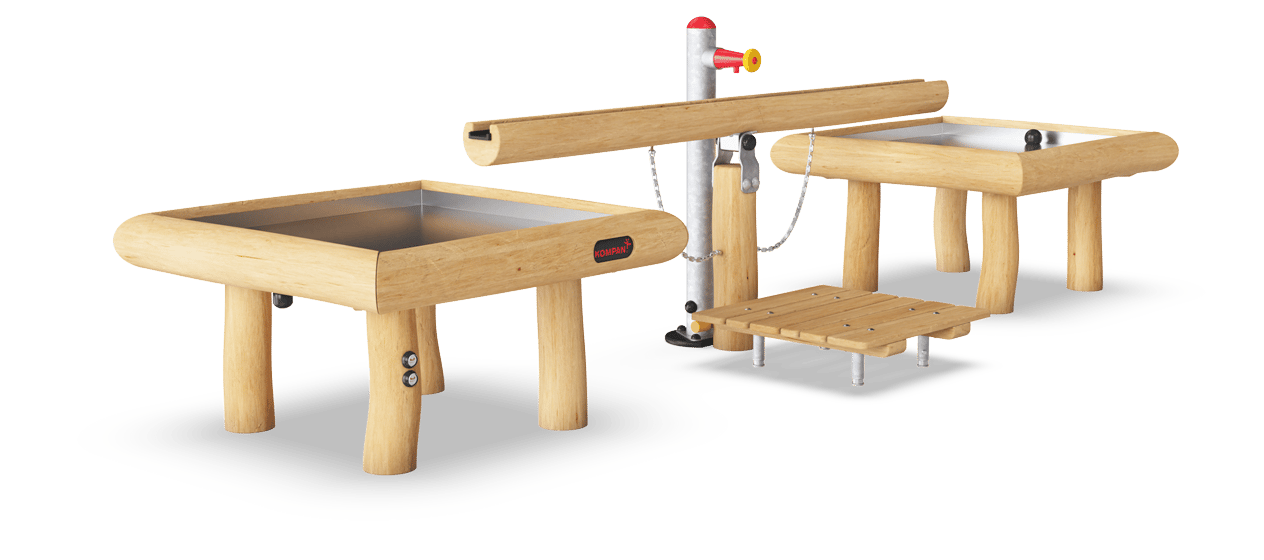 Water Seesaw with 2 Splash Tables - NRO509 - KOMPAN United States
