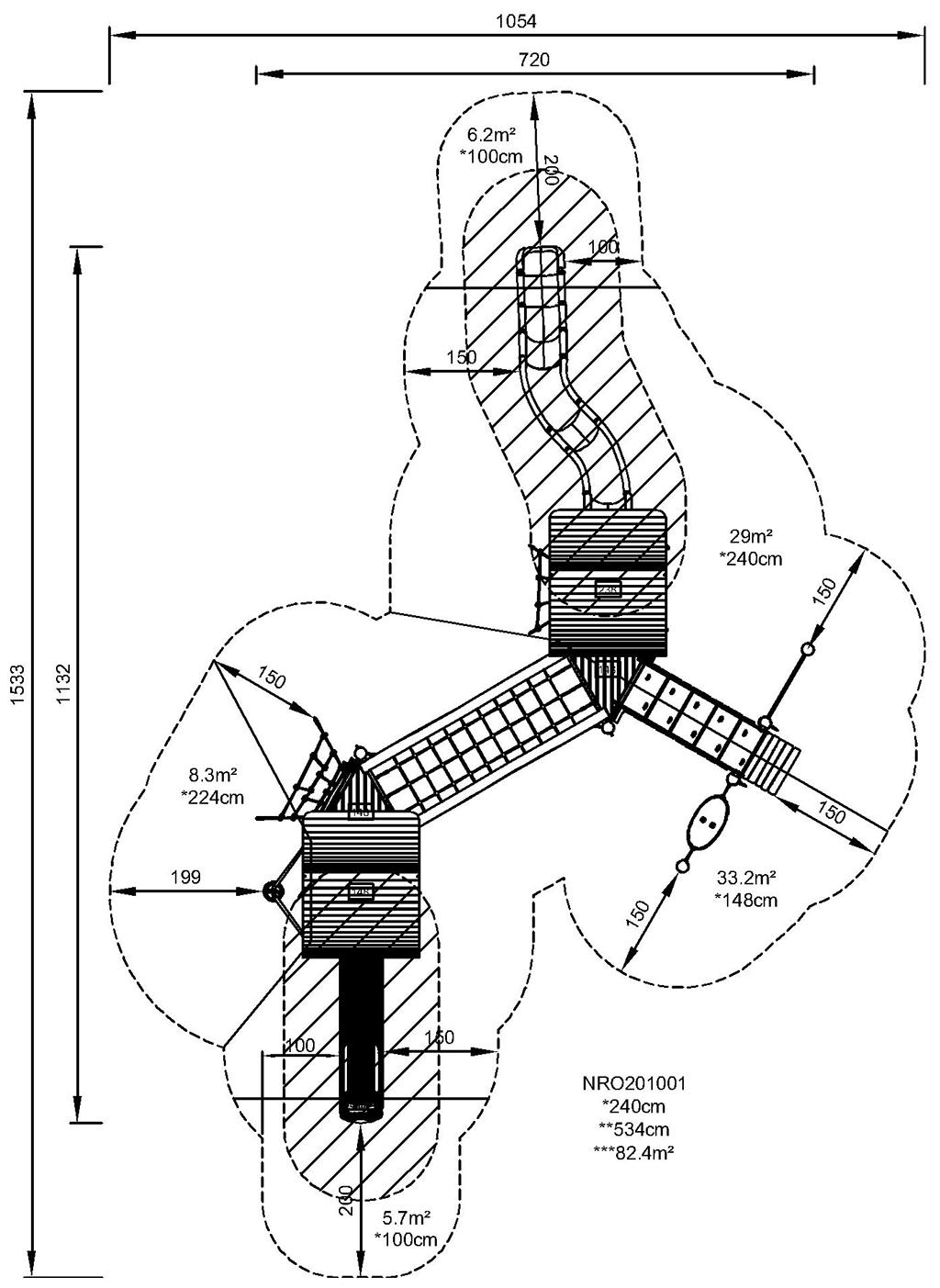 The Wizard's Double Tower Fortress ADA - NRO201001 - KOMPAN
