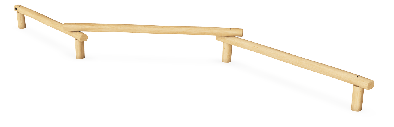 コンパン｜ロビニア製バランス遊具