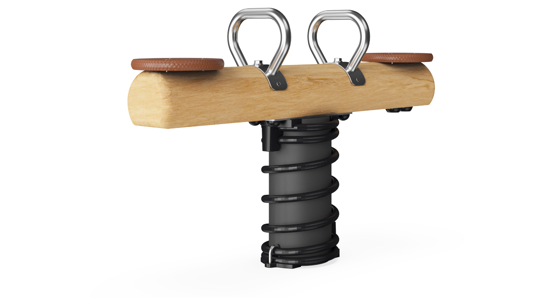 学校によくあるバネ コンパン｜定番のスプリング遊具