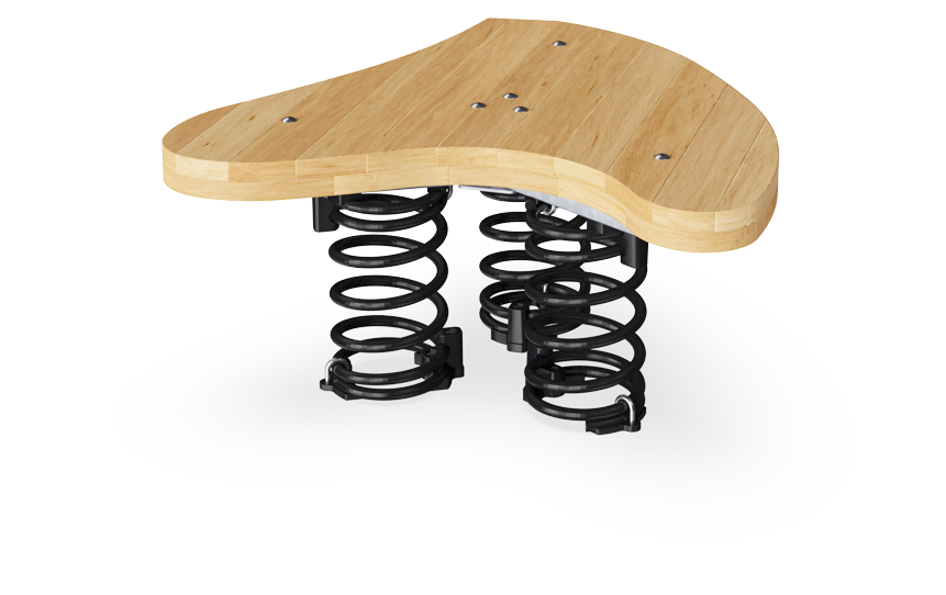 学校によくあるバネ コンパン｜定番のスプリング遊具